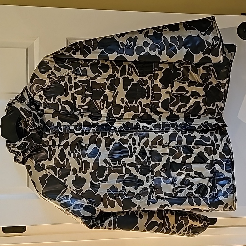 Duck Bay Camouflage Rain Jacket with hood, L - Picture 1 of 5